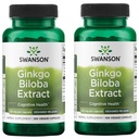 Swanson Ginkgo Biloba ekstrakt Standardisert forsinket minne hjerne kognitiv funksjon Helse Supplement 120 mg (24% flavonglykosider, 6% Terpene laktoner) 100 Veggie Draps (2 Pack)