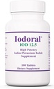Iodine tabletter 12,5 mg for ernæringsstøtte – 180 tabletter – daglig kosttilskudd med kalium jodid for velvære og vitalitet – 1 pakke