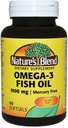Naturens blanding Omega-3 1000 mg - 90 Softgels, pakke med 2