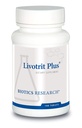 Biotikk forskning Livotrit Plus Liver Cleanse og Detox støtte Supplement Naturlig ikke GMO Herbal blanding med melk Thistle 180 tabletter
