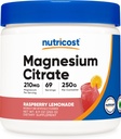 Nutricost Magnesium Citrate pulver (Raspberry Lemonade, 250 gram)