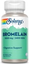 SOLARAY Bromelain Supplement, 1000mg