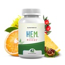 Hem Rescue Hemorroid behandling kosttilskudd - Alt naturlig, Reduserer Discomfort & Svømming, Øker blodstrøm, Oral Botanisk blanding, laget i USA - (1 flaske pakke)