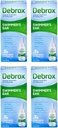 Debrox Swimmers øretørkedråper for voksne og barn, 1 Fl oz. (Pack of 4)