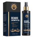 Skjeggolje for menn, 5% Skjeggvekstolje for tykkere og Fullere Skjegg, fremme ansiktshårvekst, med Biotin, Rosemary og Castor Beard Olje for menn vekst, 4 Fl Oz