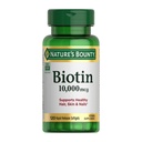 Naturens Bounty Biotin Håret og neglene vitaminer, støtter sunn hår, hud og negler, 10.000 mhg, 120 mhg (pakke med 1)