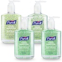 PURELL avansert hånd sanitator Naturals med plantebasert alkohol, Citrus Scent, 8 fl oz pumpeflaske (pakke på 4) - 9626-06-ECDECO