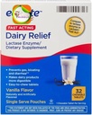 Ekvivalent rask fungerende Dairy Relief Lactase Enzym Dietary Supplement Vanilla Flavor tyggetabletter 32 Count (Pack of 1) + CreativeAndBundle klistremerke