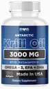 Dr. JOEL'S MOM NUTRIX Antarktis krill olje Supplement - 150 Softgels - høy absorpsjon EPA, DHA, Astaxanthin & Fosfolipid - Ingen fiskaktig ettersmak som fiskeolje - laget i USA