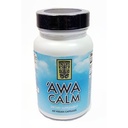 'Awa Calm Capsules - Kava-basert Herbal Supplement med 30% Kavalatone, Calamus Root, Passion Blomster, Lemon Balm & Hops (60 Kapsler)