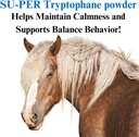 SU-PER Tryptophane hest beroligende supplement - opprettholde ro og støtte balansert oppførsel - 2,5 pund, (2 pakke)