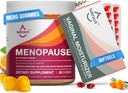 Lubracil Menopause Gummies & Daily Moisturizer Bundle – Hormon-fri støtte for varme blits, nattsviter, Vaginal tørrhet, og kløe med svart cohosh, Ashwagandha, Omega oljer & Sea Buckthorn