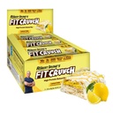 FITCRUNCH Snack Størrelse Protein Barer, 6-lags bakt bar, 3g sukker og myk kake kjerne (9 barer, sitronkake)