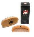 G.B.S Mens 100% Boar Bristle Skjegg Børste & Naturlig Tre Skjegg Comb Hår Mustache Skaft børste Ansiktshår Børste Bærbar og reisevennlig