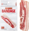 BioSwiss Kids Bandages, Bacon Formet Selvklebende Bandage Set, Latex Gratis, Sterile sår omsorg, 24 greve