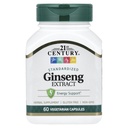 21st Century Ginseng Extract Veg Kapsler, 60Count
