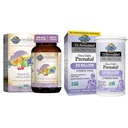 Livshage Organics Prenatal Vitamin: Folat for energi og sunn Fetal utvikling & - Dr. Formulert Probiotika En gang daglig prenatal - Acidophilus og Bifidobacteria Probiotic Support