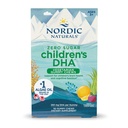 Nordic Naturals Zero Sugar Children's DHA Vegetarisk Gummy Chews - Passion Fruit Lemon Flavor - 30 Gummies - Vegansk Algae Olje Omega-3 Supplement for barn Hjerne- og kognisjonsstøtte - 30 Serveringer