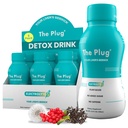 Plug Liver Cleanse Detox & Repair Drink - Plant Basert Herbal Electrolyte Drink for Liver Support & Helse, Bloating Relief, Restore Antioksidanter & Mineraler | Liver Complex Energy Drink (6-Pack)