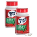 Flytte Gratis Avansert Plus MSM Coated Tabletter, Felles Helse Supplement med Glukosamin og Chondroitin, 120 Count, Pakke med 2