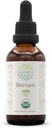 HerbEra Bacopa B60 USDA Organisk Tinktur | Alkoholfri ekstrakt, høy potens Herbal dråper, avslapping, positiv kognitiv effekt | Certified Organic Bacopa (Bacopa Monnieri) tørket urt (2 fl oz)
