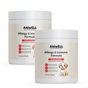 Allergi og immun støtte Chews for hunder – drevet av Astragalus Root & Flaksfrø C3 – fremmer sesongmessig Allergy Relief, Gut & Digestive Health – myk Chews ® Pakke med 2