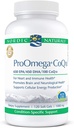 Nordic Naturals ProOmega CoQ10 - Fiskeolje, 650 mg EPA, 450 mg DHA, 100 mg CoQ10, fremmer nevrologisk helse og cellulær energiproduksjon*, 120 myk geler