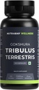 Wellness Tribulus Terrestries (Gokshira) - Naturlig støtte for energi, ytelse og utholdenhet og muskelvekst - 1000 mg, 60 Veg Kapsler