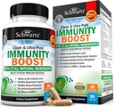 Immunitet Boost Supplement med eldrebær, vitamin A, Echinacea & Zink + vitamin C 1000 mg kapsler med sink, rose HIPS & Bioflavonoider