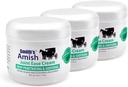 Smith's Amish JointEase Soothing Cream 3 Pack (Tre 4 oz Jars) med Arnica, Te Tree, Eucalyptus, Peppermynte og Rosemary