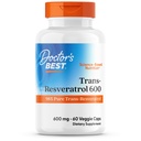 Beste Trans- Resveratrol 600, 98% ren trans-Resveratro, Ikke-GMO, Glutenfri, Soya Gratis, Vegan 60 Vegetar Caps