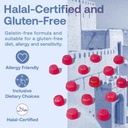 786 Biotin Boost vitaminer - Halal Gummy vitaminer for hår, hud og negler - Vegan, Glutenfri, 10.000mcg Per Serving [høyeste potens]