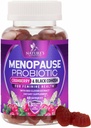 Menopause kosttilskudd for kvinner - 3 milliarder CFU Naturlig Menopause Relief for Milde Hot Flashs & Night Sweats, PH, Vaginal Helse Støtte Probiotika for kvinner Gummy, Probiotiske Supplement - 60 Gummies