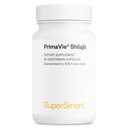 Supersmart - Super Shilajit 500mg per dag (høy styrke) - PrimaVie Shilajit Supplement - Himalayan, renset og organisk Shilajit | Ikke-GMO & Glutenfri - 60 vegetariske kapsler