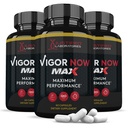 Begrunnede Laboratories (3 Pack Vigor nå Max 1600MG Avanserte menns helse formel 180 kapsler