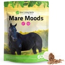 Sølv lining urter Mare Moods hest beroligende kosttilskudd - naturlig hormonbalanse og ro for hester - Herbal hest kosttilskudd for humør og reproduktiv støtte - 1 lb 60-dagers