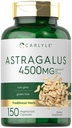 Carlyle Astragalus Root Capsules 4500 mg | 150 greve | Vegetarisk, ikke-GMO, Glutenfri Supplement