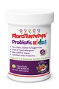 BlomsterTummys Kids Chewable Probiotic Prebiotics: Ikke-Dauende, Gluten & Sukker-fri, Peanut & Soy Free, Ikke-GMO, Testet & Gratis av matallergier, Vegansk, Kosher, Berry Flavor(1 Flaske)