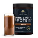 Gammel Ernæring Protein pulver laget av ekte bein Broth, sjokolade, 20g Protein Per Serving, 20 servering tub, glutenfri hydrogenlysert kollagen Peptider Supplement, Flott i Protein Shakes
