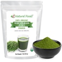 Z Natural Foods Økologisk hvete Grass Juice pulver - Supermat for sunn aldring og diagonering - ikke-GMO, Vegan, Kosher - Perfekt for juices, Yogurts & Smoothies - Wheatgrass Juice pulver Bliss, 1 lb