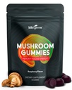 KIKI Green Moshroom Gummies med Lion's Mane og 9 Adaptogen Superfoods Blend - Chaga, Red Reishi, Cordyceps, Shiitake, Svart Fungus | 60 greve, 10:1 Ekstrakt