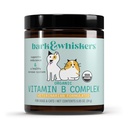 Bark & Whiskers Organic Vitamin B Complex, 0.85 Oz. (24 g), 60 Scoops, støtter et sunt nervesystem og utholdenhet, Veterinærformulert, Ikke-GMO, sertifisert USDA Organic, Dr. Mercola