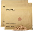 PrMedium Ernæring Whey Protein Powder, Peanut Smør - Grass-Fed & 100% Alt Naturlig - Post Trening Fitness & Ernæring Skaker, Smoothies, Bake & Matlaging Oppskrifter - 5 pund (Pack of 2)