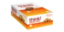 Tenk! Proteinbarer med Chicory Root for Fiber, saltet karamell, Snack Barer uten kunstige søtningsmidler, 1,4 Oz, 10 Ct