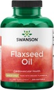 Swanson Flaksfrø Olje (Omegatru) 1000 Milligrams 200 Sgels