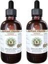 Feberfew alkohol-fri flytende ekstrakt, organisk feberfeber (Tanacetum parthenium) tørket Herb Glycerite Hawaii Pharm Naturlig Herbal Supplement 2x4 oz