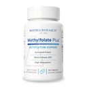 Biotics Research METHYLFOLATE PlusTM Metylfolat, Bioactive Folate + B12, støtter kardiovaskulær helse, Fetal utvikling, Nerve Helse, Methylation Support, Homocysteine nivåer. 120 tabletter