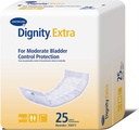 Dignity Extra Incontinence Liner for menn og kvinner - Blader Leak Pads, moderat absorbens - En størrelse passer mest, 4 i x 12 i, 25 greve, 1 pakke