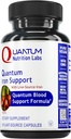 Quantum Nutrition Labs Iron Support - Jern Supplement for kvinner og menn, Vegan jern kosttilskudd, lav dose gentle jern, naturlig utgitt for å støtte sunn blod - 60 vegetariske kapsler