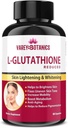 SPEC VAREY BOTANICS L-Glutathione hudblekning og lysende kapsler med vitamin C & E, Biotin og kornfrø ekstrakt-1000 mg-for menn og kvinner - 60 kapsler